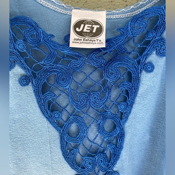Vintage Y2K 2000s JET by John Eshaya open front tank | XS - Picture 4 of 4